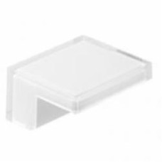 Мебельная ручка кнопка Poliplast 24 мм 0603TRAS/Wh белый