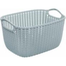 Корзина для хранения пластиковая Curver 226392 Knit S прямоугольный голубой 170x220x300 мм