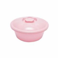 Миска Stars Plast круглая с крышкой розовая 7 л