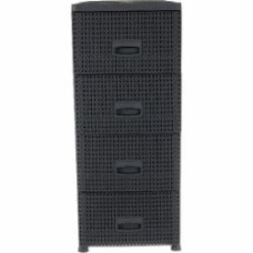 Комод RIO 8508BR на 4 шухляды KNIT антрацит 894x386x431 мм