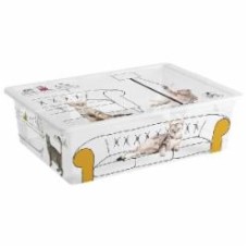 Ящик для хранения KIS 247279 Pets Collectoin L 27 л разноцветный 170x550x390 мм