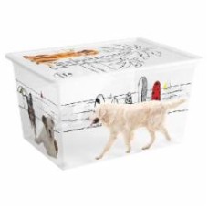 Ящик для хранения KIS 241602 Pets Collectoin XL 50 л разноцветный 310x550x390 мм