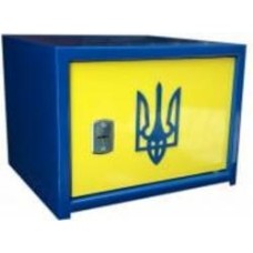 Сейф мебельный B.A.K.S. U-1 300x400x350 желто-голубой
