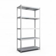 Стеллаж металлический Меткас Стандарт 1800x1200x500 мм оцинкованный металл полки 5 шт. цинк
