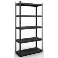 Стеллаж металлический Меткас Стандарт 1800x1200x500 мм антрацит металл полки 5 шт. краска