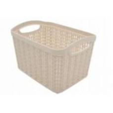 Корзина Ucsan Plastik KNIT прямоугольная 1,5 л кремовый