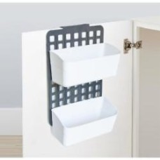 Органайзер 50841 Органайзер навесной (2 больших корзины) Omak Plastik Deco Bella 11x25x36 см, пластик (50841) 360x250x110 мм