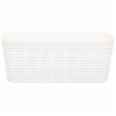 Ящик для хранения Vivendi CN231029-6 WH белый Raffia 6 л 13x34x14 мм
