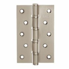 Петля Linde H-120 SN накладная d11,5 125x75x2,5 мм матовый никель универсальная 1 шт.