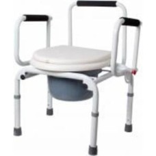 Стул-туалет Ridni Care RD-CARE-T03 (KJT729) с санитарным оснащением, регулируемое по высоте, с откидными подлокотником