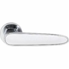 Ручка на розетке RDA idea хром/белый