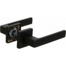 Ручка на розетке Convex 1605 квадрат черный матовый