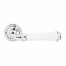 Ручка на розетке Fimet 1028p-261 f04 tasha полированный хром/фарфор
