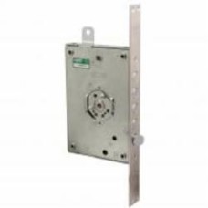 Дверной замок входной Mottura 3D771R80005CS с защелкой под тяги правый матовый никель