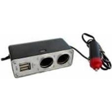 Разветвитель от гнезда прикуривателя CarCommerce 12В + 2 USB 42932