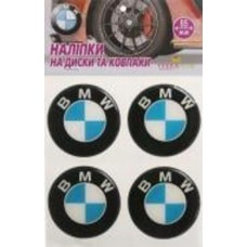 Наклейка TERRAPLUS на колпаки и диски BMW 65 мм
