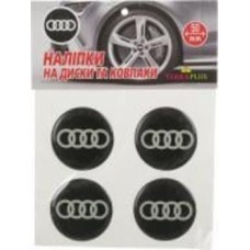 Наклейка TERRAPLUS на колпаки и диски Audi 50 мм