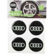 Наклейка-шильда TERRAPLUS Audi 55 мм (4 шт.)