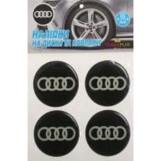 Наклейка TERRAPLUS на колпаки и диски Audi 60 мм