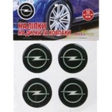 Наклейка TERRAPLUS на колпаки и диски Opel 50 мм