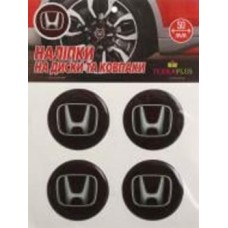 Наклейка TERRAPLUS на колпаки и диски Honda 50 мм