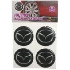 Наклейка TERRAPLUS на колпаки и диски Mazda 65 мм