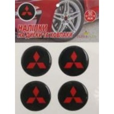 Наклейка TERRAPLUS на колпаки и диски Mitsubishi 50 мм