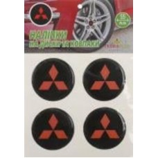 Наклейка TERRAPLUS на колпаки и диски Mitsubishi 55 мм