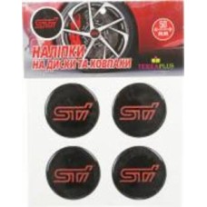 Наклейка TERRAPLUS на колпаки и диски STI 50 мм