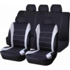 Комплект чехлов на сиденья Auto Assistance универсал TY1842-1 черный с серым