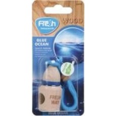 Ароматизатор подвесной FRESHWAY Wood Blister Blue Ocean 5 мл