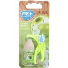 Ароматизатор подвесной FRESHWAY Wood Blister Green Apple 5 мл