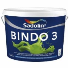 Краска интерьерная акриловая Sadolin BINDO 3 BW глубокий мат белый 7,5 л