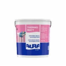 Эмаль акриловая Aura® Luxpro Thermo Matt для радиаторов Белый (База А) мат 2,2 л