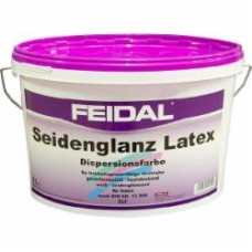 Краска латексная Feidal Seidenglanz Latex шелковистый глянец белый 5 л