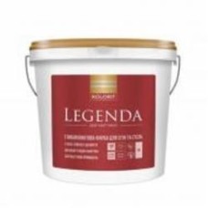 Краска акрилатная водоэмульсионная Kolorit Legenda (база С) глубокий мат база под тонировку 4,5 л