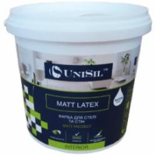 Краска латексная UniSil Matt latex мат белый 14 кг