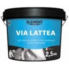 Декоративне покриття моделювальна Element Decor Via Lattea Argento 2,5 кг /перламутровый Декоративне покриття моделювальна Element Decor Via Lattea Argento 2,5 кг /перламутровый