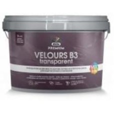 Краска латексная виниловая Dufa PREMIUM Velours P 110 B3 шелковистый мат прозрачный 2,5 л