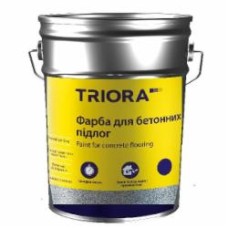 Краска для бетонных полов и бетона акриловая Triora для бетонных полов шовковистий мат белый 2,8 кг