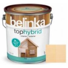 Лазурь Belinka Tophybrid №12 бесцветная шелковистый глянец 2,5 л