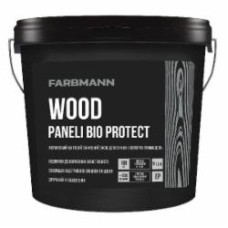 Лак Wood Paneli Bio Protect база ЕР Farbmann мат бесцветный 9 л