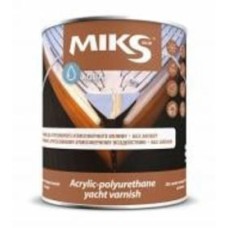 Лак акриловый яхтный MIKS Color шелковистый мат прозрачный 0,75 л