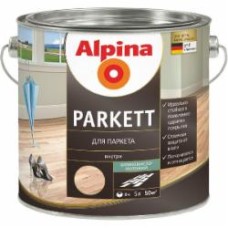 Лак Parkettlack Seidenmatt Alpina шелковистый мат прозрачный 5 л