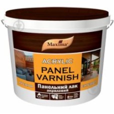 Лак панельный Maxima шелковистый мат прозрачный 0,9 кг