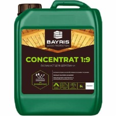 Концентрат для Кострукцийнной древесины Bayris 1:9 зеленый 5 л