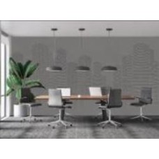 Настенное покрытие (панно) неокрашенное DIMENSE Decor 1,53x2,8м 4,28 m2 Растущий город левая сторона DP-0300/