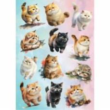 Декоративная наклейка Наш Декупаж Муркотики 49x70 см