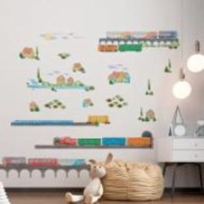 Декоративная наклейка Lipastick Машинки 2 листа 50x60 см