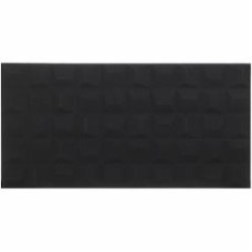 3D-панель с ПВХ Квадраты 60x120x2,5 cм черный
